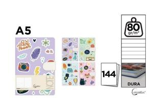 Opakowanie Notatnik A5/144K MIX