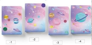 Opakowanie Notatnik A5/96K BG-907 mix