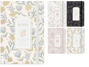 Opakowanie Notatnik A5/96K kratka na gumkę MIX