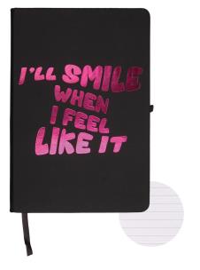 Notatnik A5/96K linia I will smile. Wydawca: CRESCO. Multiszop.pl Opakowanie Notatnik A5/96K linia I will smile