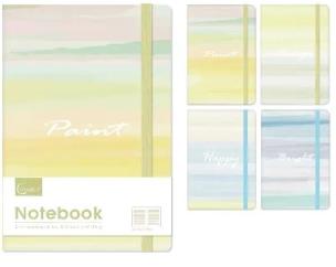 Opakowanie Notatnik A5/96K linia na gumkę MIX