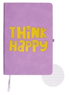 Notatnik A5/96K linia Think Happy. Wydawca: CRESCO. Multiszop.pl Opakowanie Notatnik A5/96K linia Think Happy