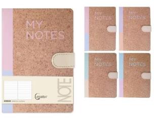 Opakowanie Notatnik A5 linia 144 strony na magnes MIX