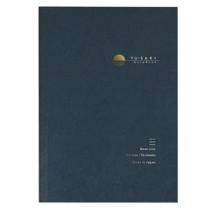 Notatnik A5 linie Yu-Sari 8mm czarny. Wydawca: Nakabayashi. Multiszop.pl Opakowanie Notatnik A5 linie Yu-Sari 8mm czarny