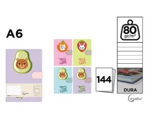 Opakowanie Notatnik A6/144K MIX