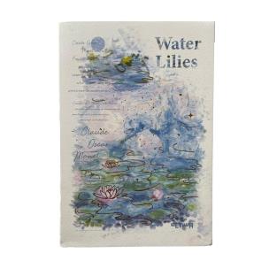 Opakowanie Notatnik A6/96K linie Monet lilie wodne