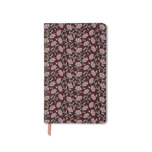 Opakowanie Notatnik Journal 128K linia Burgundy Vintage Flora