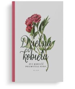 Opakowanie Notatnik Lux - Dzielna kobieta - kwiat