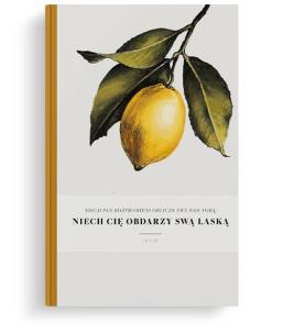 Opakowanie Notatnik Lux - Niech Pan - Cytryna