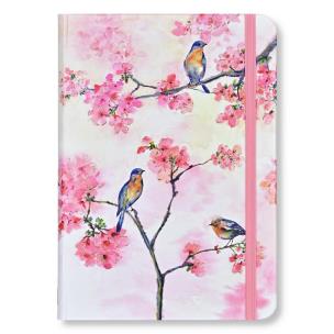 Notatnik midi Gałązki Wiśni. Wydawca: Peter Pauper Press. Multiszop.pl Opakowanie Notatnik midi Gałązki Wiśni