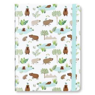 Notatnik midi Kapibara. Wydawca: Peter Pauper Press. Multiszop.pl Opakowanie Notatnik midi Kapibara