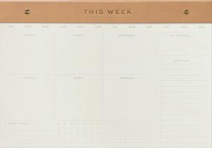 Opakowanie Notatnik na biurko Camel - This Week