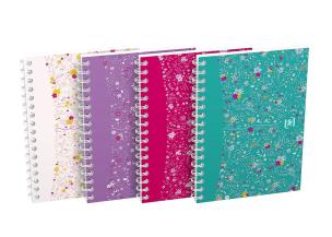 Okładka książki Notatnik Oxford Floral 2 spirale A6 50kartkowy 90g k5x5