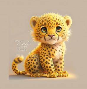 Opakowanie Notatnik ozdobny 100x100/48K gładki TW Gepard