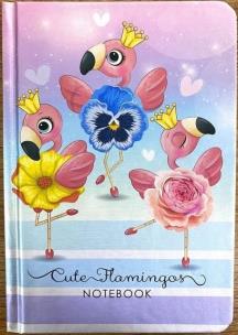 Opakowanie Notatnik ozdobny 115x150/64K gładki TW Flamingi
