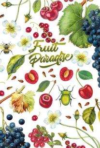 Opakowanie Notatnik ozdobny 128x165/64K linia Wiśnie