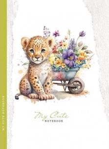 Opakowanie Notatnik ozdobny 143x200/48K kratka TW Gepard