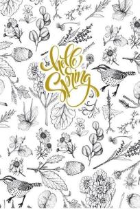 Opakowanie Notatnik ozdobny 145x197/80K TW Ptaszki