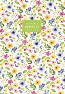 Opakowanie Notatnik ozdobny 64 strony linia Kwiaty zielony