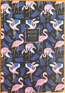 Opakowanie Notatnik ozdobny A5/64K kratka TW Flamingi