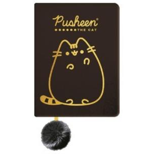 Opakowanie Notatnik pluszowy A5/96K gold Pusheen