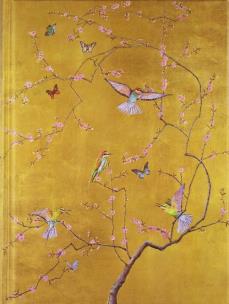 Opakowanie Notatnik Szyty Złoty lot