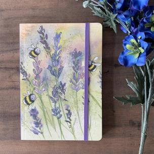 Opakowanie Notatnik z gumką A5 LCN07 Pszczoły