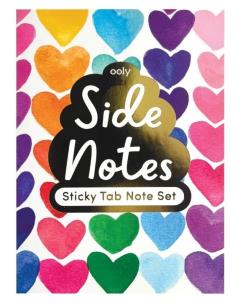 Notatnik z karteczkami Tęczowe Serca. Wydawca: ooly. Multiszop.pl Opakowanie Notatnik z karteczkami Tęczowe Serca