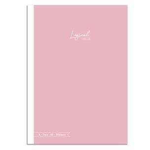 Opakowanie Notatnik z naklejkami B5 linia 7mm różowy