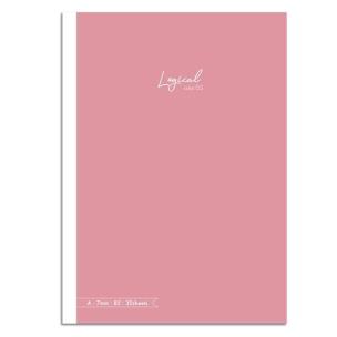 Opakowanie Notatnik z naklejkami B5 linia 7mm różowy
