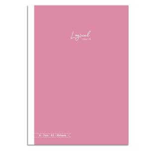 Opakowanie Notatnik z naklejkami B5 linia 7mm różowy