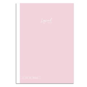 Opakowanie Notatnik z naklejkami B5 linia 7mm różowy