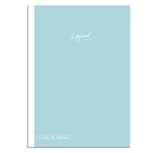 Opakowanie Notatnik z naklejkami B5 linia 7mm zielonkawy