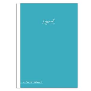 Opakowanie Notatnik z naklejkami B5 linia 7mm zielonkawy