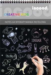 Opakowanie Notes A4 wydrapywanka pastelowa