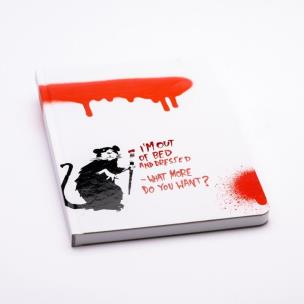 Opakowanie Notes A5/128K Banksy - Szczur