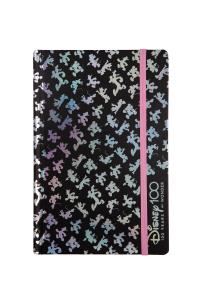 Opakowanie Notes A5 80 k. linia z gumką Disney 100  wzór 3