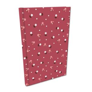 Opakowanie Notes A5 kratka Soft Touch kwiatki na wisience