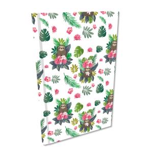 Opakowanie Notes A5 kratka Soft Touch Leniwce Girls