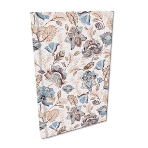 Opakowanie Notes A5 kratka Soft Touch Paisley kwiaty kawowe