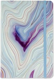 Opakowanie Notes A5 w kropki Niebieski Agat