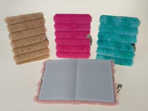 Opakowanie Notes A5 w okładce pluszowej MIX