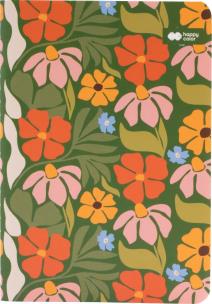 Opakowanie Notes A6 szyty BLOOM-Boho 32 ark. Happy Color
