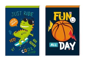 Opakowanie Notes A7/30K z poddrukiem Chłopiec (16szt)