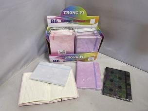 Opakowanie Notes B6 z gumką MIX