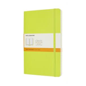 Notes Classic L 13x21 linia 192str BR lemon green. Wydawca: Moleskine. Multiszop.pl Opakowanie Notes Classic L 13x21 linia 192str BR lemon green