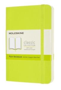 Notes Classic P 9x14 gładki 192str BR lemon green. Wydawca: Moleskine. Multiszop.pl Opakowanie Notes Classic P 9x14 gładki 192str BR lemon green