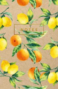 Notes Cytrusy kropki. Wydawca: greenmink.pl PAP. Multiszop.pl Opakowanie Notes Cytrusy kropki
