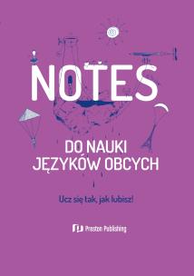 Okładka książki Notes do nauki języków obcych fioletowy