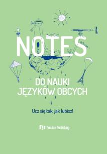 Notes do nauki języków obcych pistacjowy. Autor:   Praca zbiorowa. Multiszop.pl Okładka książki Notes do nauki języków obcych pistacjowy